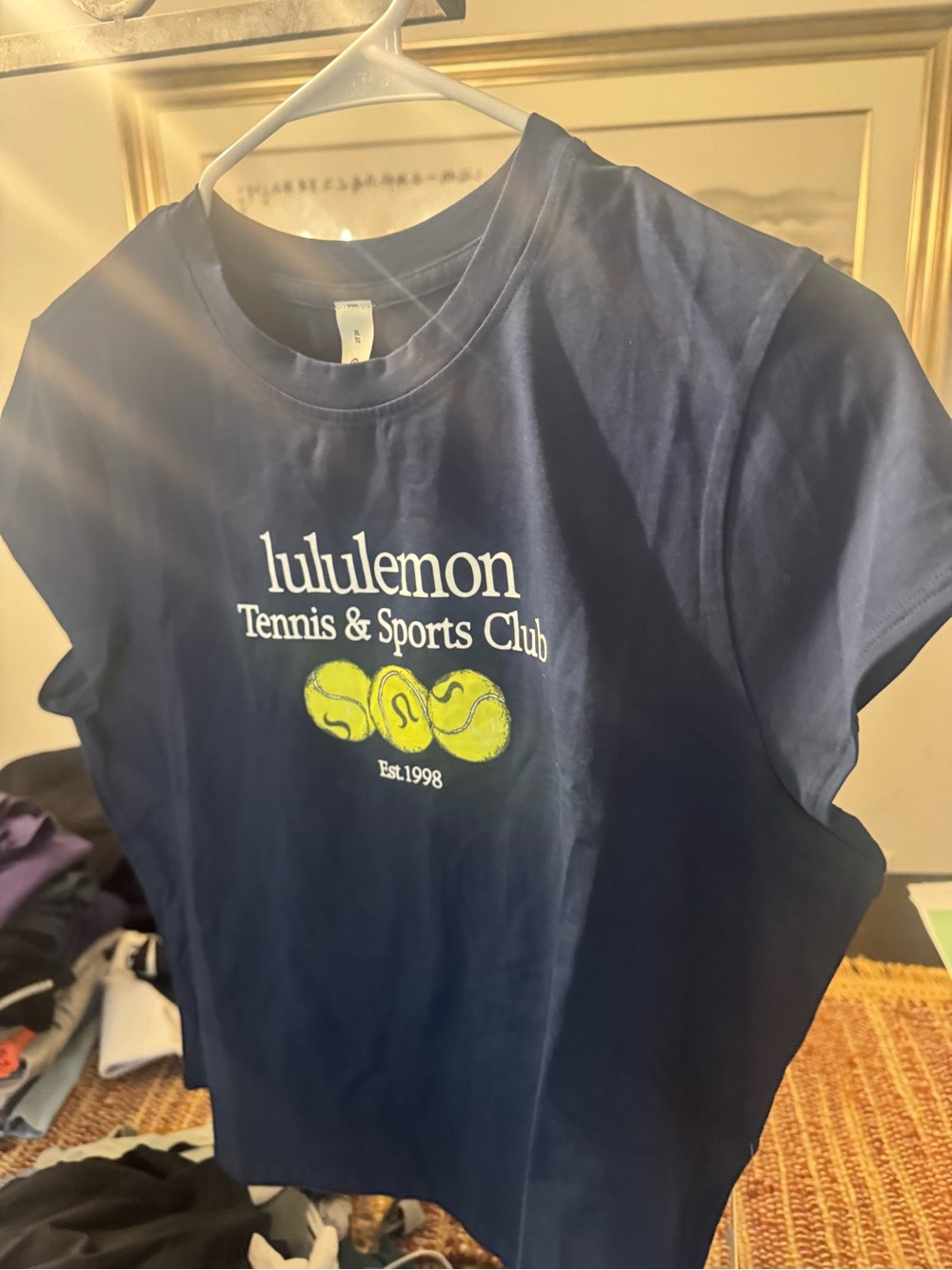 Lululemon Navy Short Sleeve Tshirt